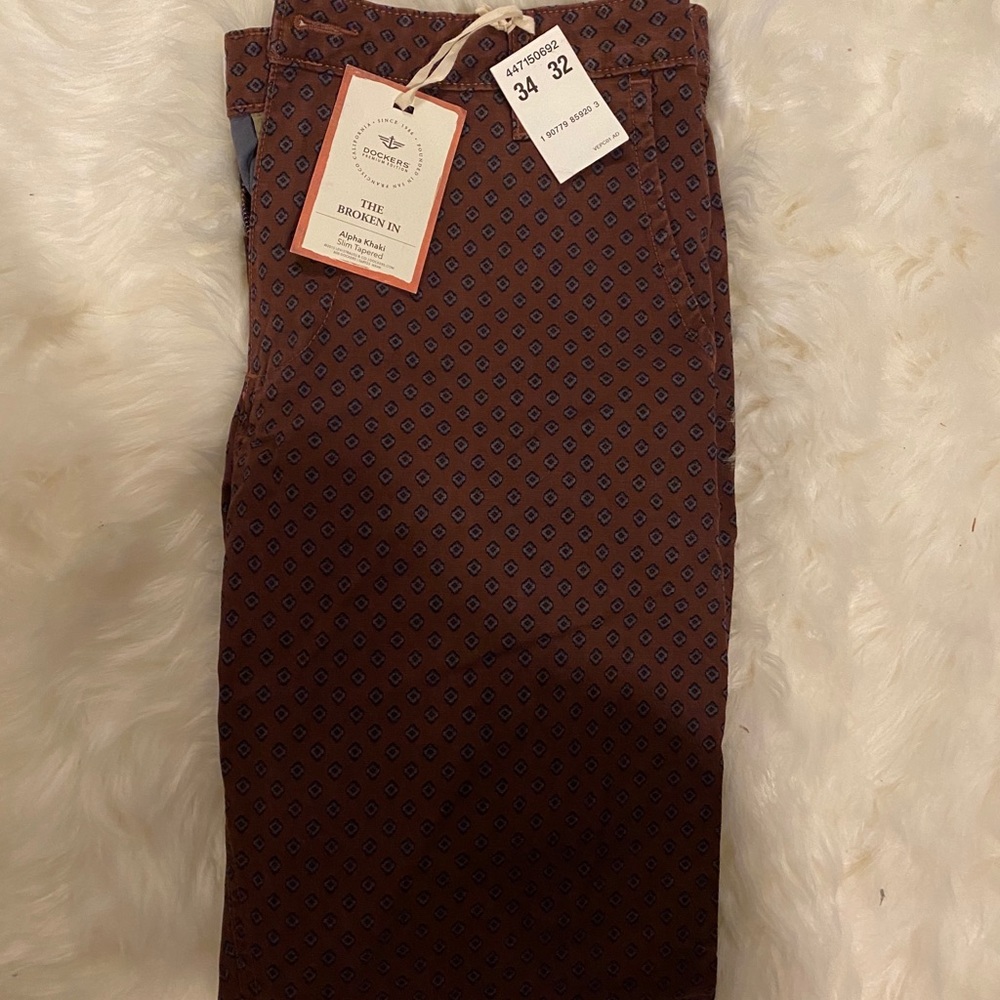 Patterned dockers pants